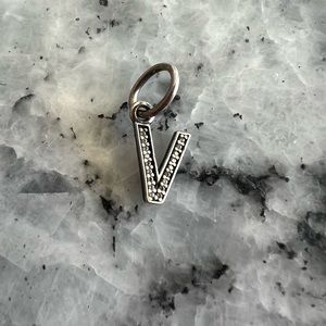 Pandora Charm Letter V